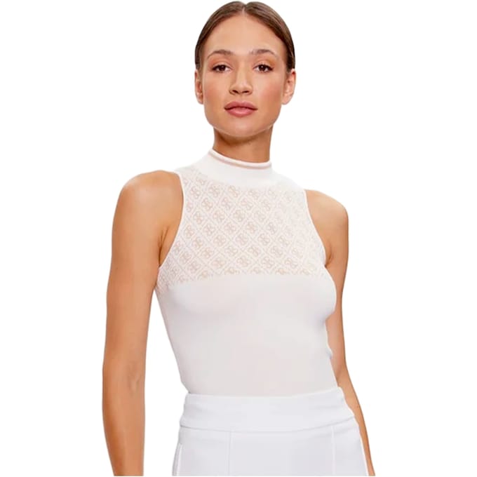 Guess SL RN Lise 4G Trui Dames - Beige - Maat XS