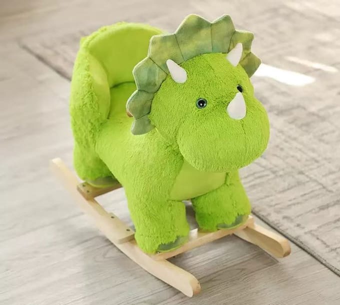 Russle Hobbeldier Pluche Dino Kuipstoel