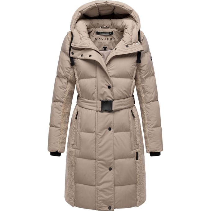 Navahoo dames wintermantel Funkelteddy – stijlvol, warm & modern