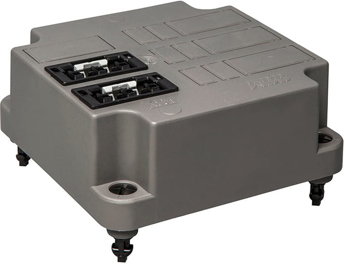 ABB 3640 Afdekking Met Dubbele 3-Pool Winsta Aansluitingen - 1SPA007131F9215