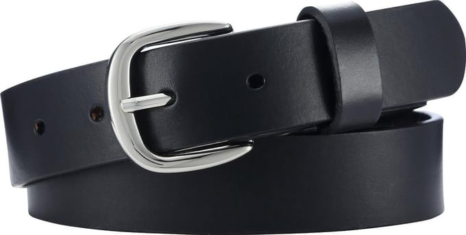 Playshoes Leren Riem Zwart Maat 55