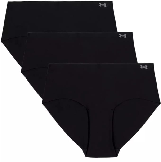 Under Armour Ua Pure Stretch No Show Hipster-Solid 3Pk Broekje