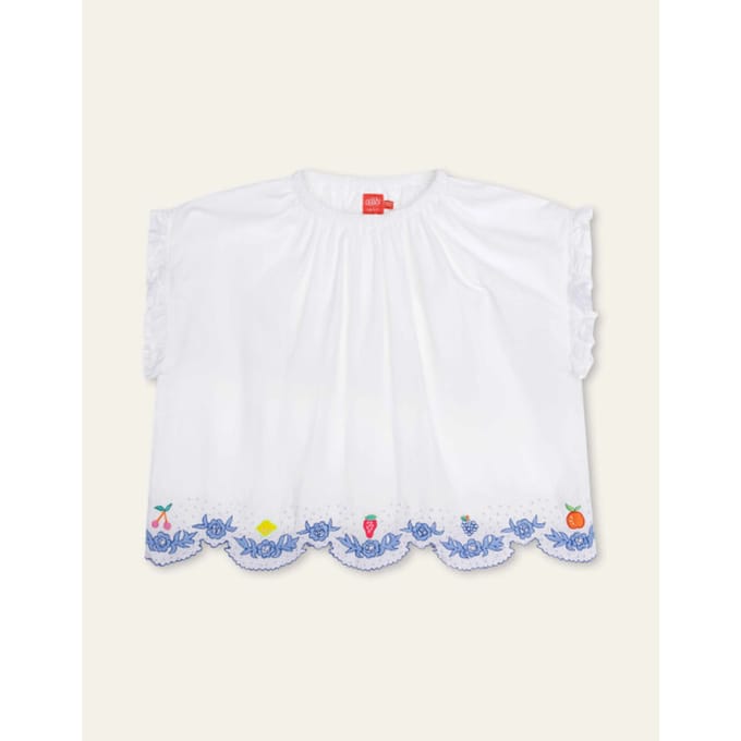 Oilily Bazar Blouse- maat152/12yr Turtle Dove