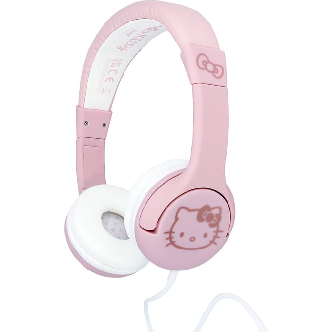 Hello Kitty - kinderkoptelefoon - volumebegrenzing - verstelbaar (roze/goud)