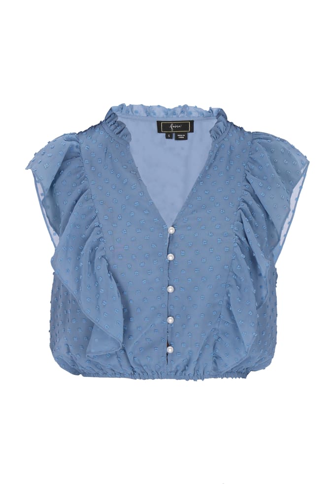 Faina Blouse Dames lichtblauw