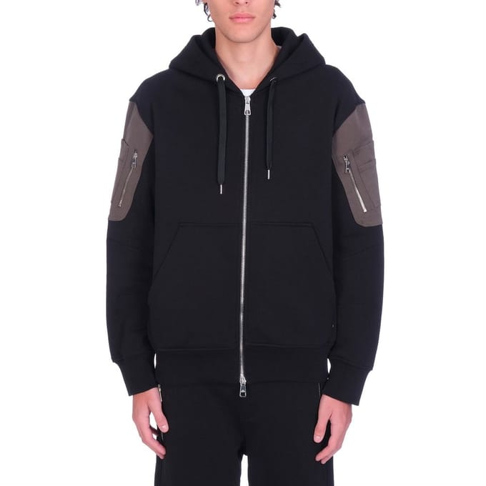 Neil Barrett Zwarte Katoenen Sweatshirt
