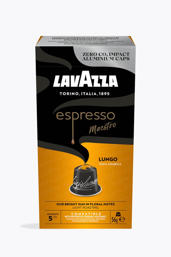 Lavazza Espresso Maestro Lungo 10 capsules Nespresso®-compatibel