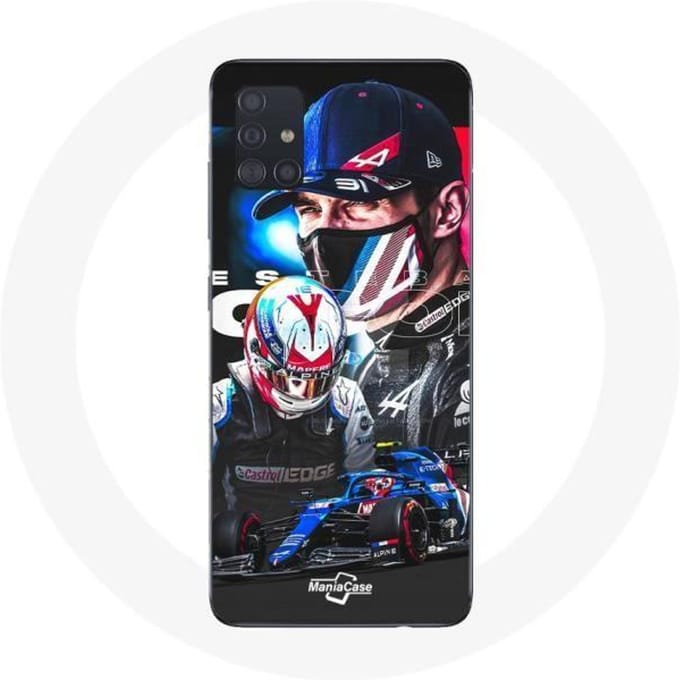 Samsung Galaxy A51 Hoesje Formule 1 Esteban Ocon F1 Autocoureur
