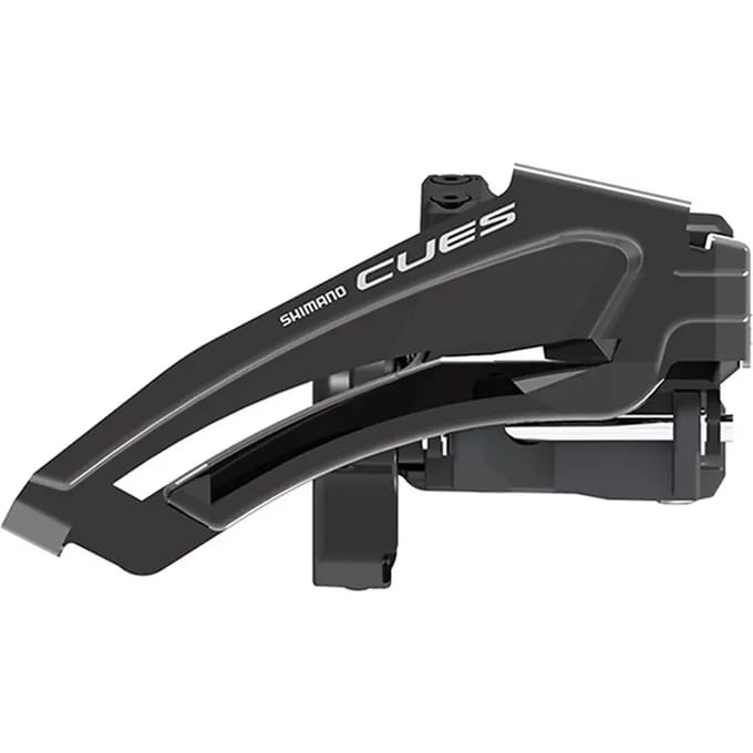Shimano Cues U8010-l Lc Voorderailleur Zilver 2 x 10-11s