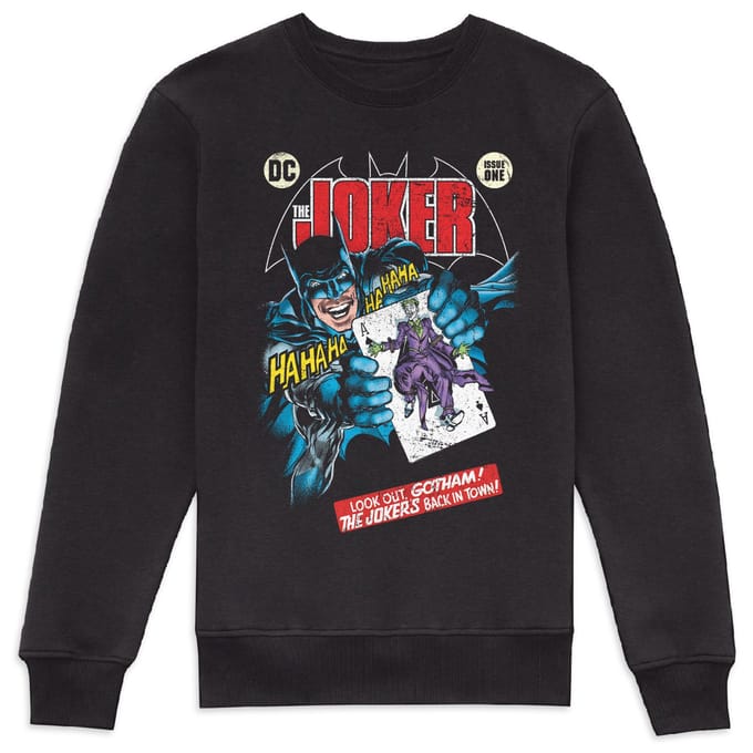 Joker Look Out Gotham Sweatshirt - Black - M - Zwart