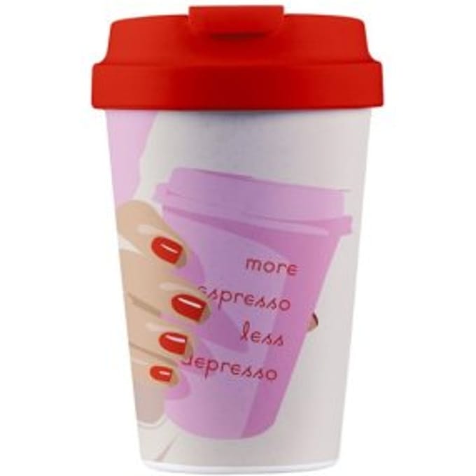 Chic.mic bioloco pla/plant beker to go - more espresso