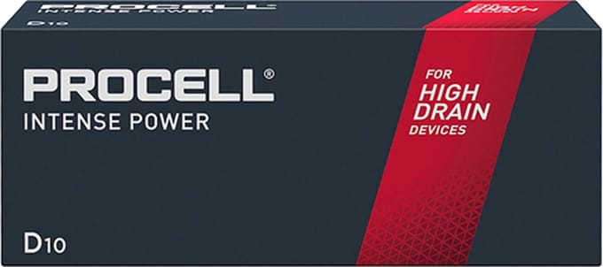 Duracell Procell Intense D-Cell LR20 10 stuks - DCELL - Batterij - Batterijen