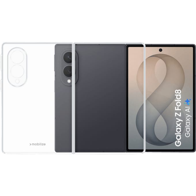 Mobilize Samsung Galaxy Z Fold8 TPU Hoesje Transparant