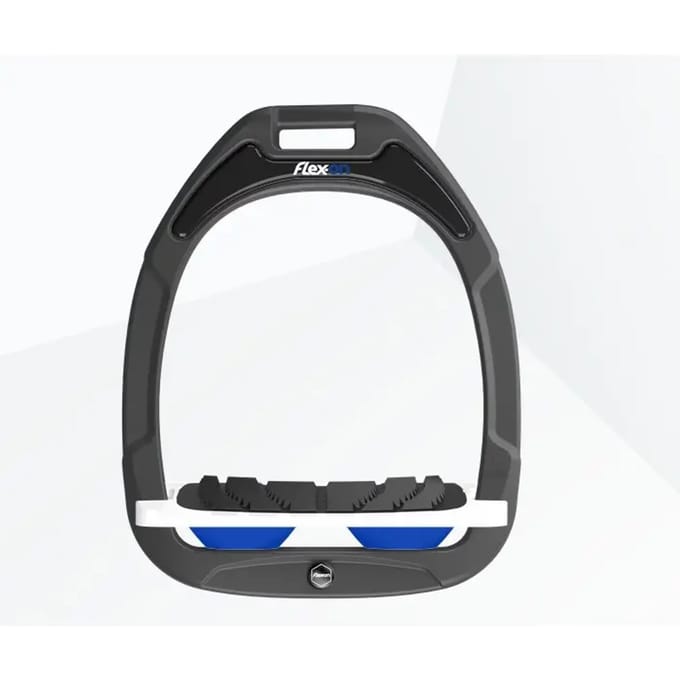 Grijpsteunen Schuin Antraciet/Wit/Blauw Flex-On Green Composite