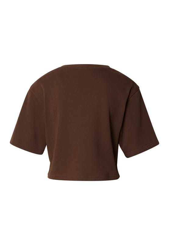 Urban Classics - Light Terry Crop top - XXL - Bruin