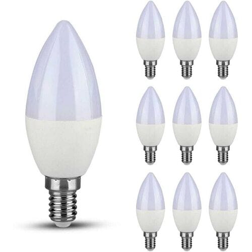 HOFTRONIC Set van 10 E14 LED Lampen - 3,7 Watt - 320 Lumen - Warm wit 3000K - Vervangt 25 Watt