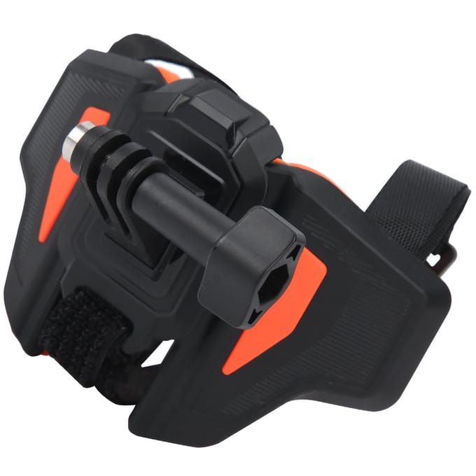TELESIN Action Camera Universele Motorhelm Kinmontage Riem Bevestigingsbeugel Houder black