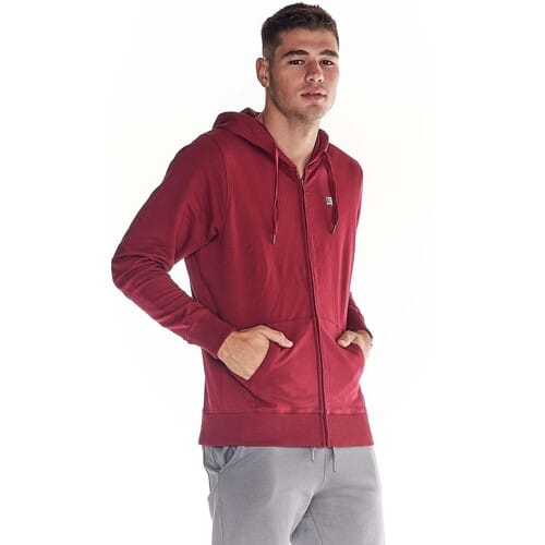 Capuchon sweaters Leone 1947 Man Hoody Full Zip Basic Small Logo