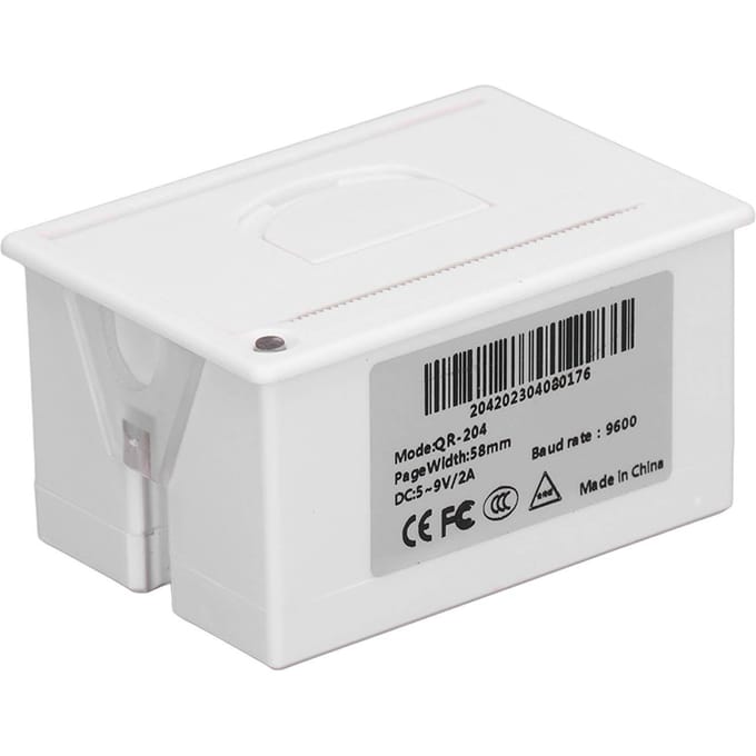 Ingebouwde Thermische Bonprinter 58mm Micro Thermische Bonprinter Ondersteunt USB en TTL Seriële Poort 5 tot 9V gray