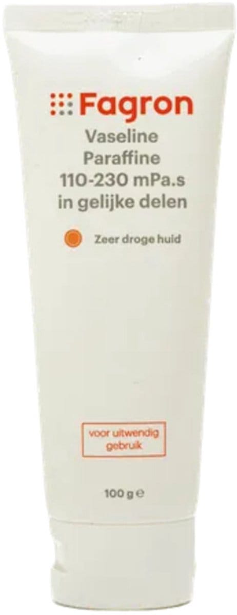 Fagron Vaseline Paraffine 110-230 mPa.s In Gelijke Delen - 100 gr