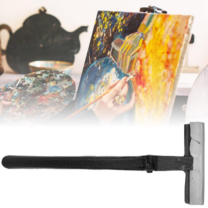 Gietijzer Olieverf Canvas Spanner Tang Handgereedschap Zwart Handvat black