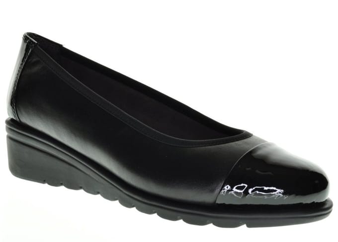 Caprice Dames Ballerina 9-22161-42 02B G-breedte Maat: 41 EU