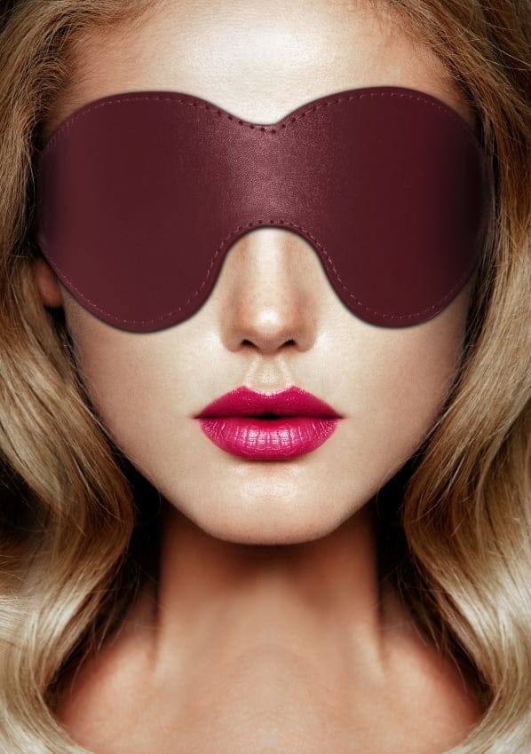 Ouch Halo - Luxe Oogmasker - Burgundy