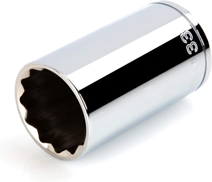 1/2 inch Aandrijving Diepe 12-Kantige Socket 33 mm voor Stevige Grip