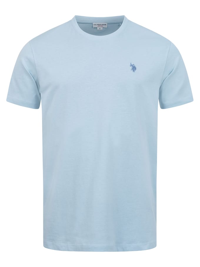 U.S. Polo Assn. heren basic T-shirt van 100% katoen