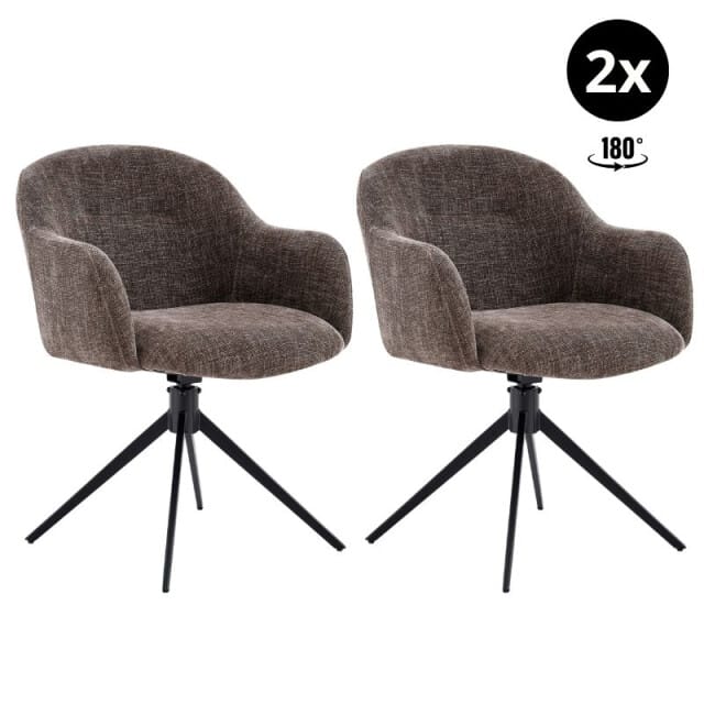 Multifurn Eetkamerstoel juul (set van 2)