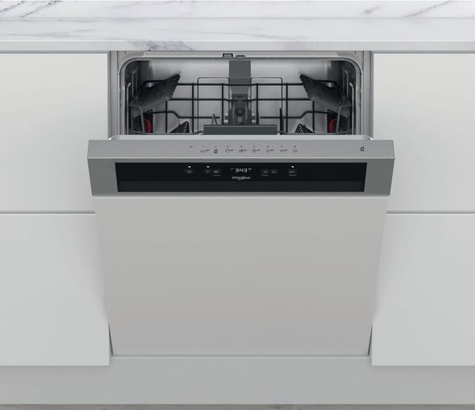 Whirlpool WBC 3C26 X -  Half geïntegreerde vaatwasser