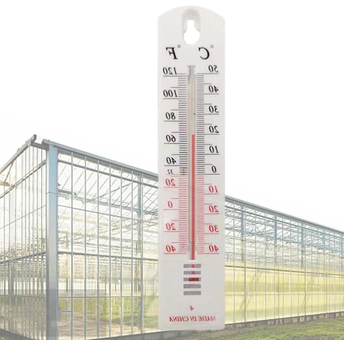 Wandthermometer - Klassieke meter - Binnen en buiten - Hoge precisie - 21.3 cm - Multicolor