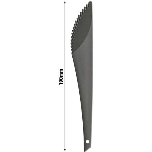 GGM Gastro (200 Stück) Mehrwegmesser - Grau