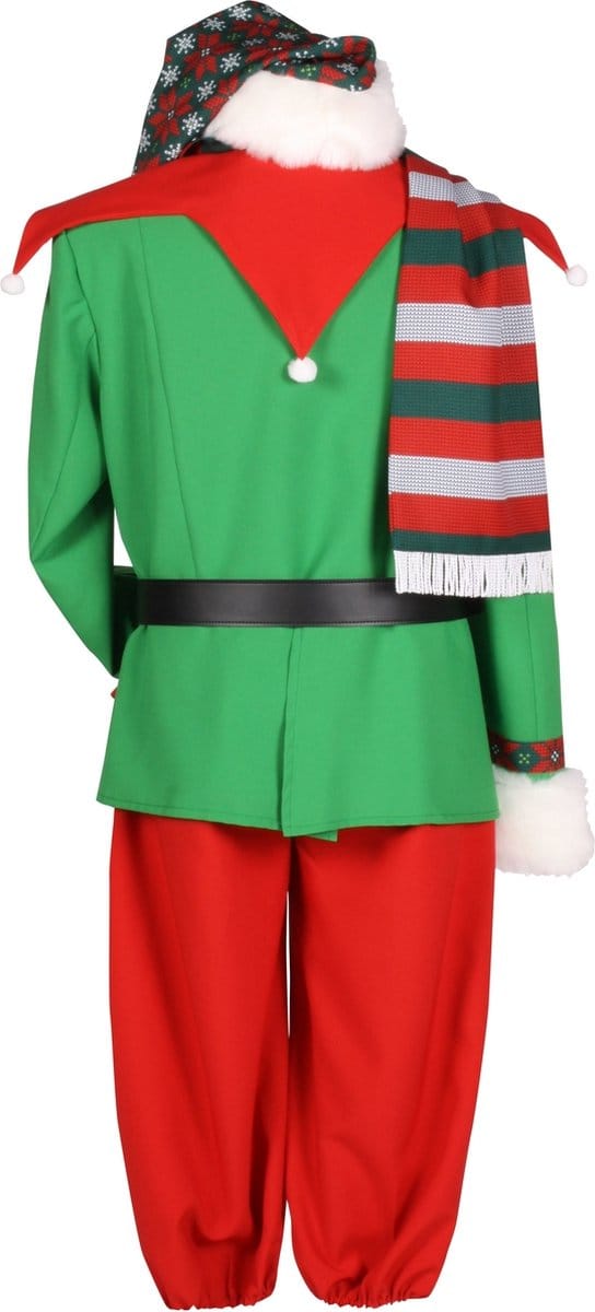 Kerst Elf Polestar Heren - Kerstelf Heren - Groen/Rood - Maat XL