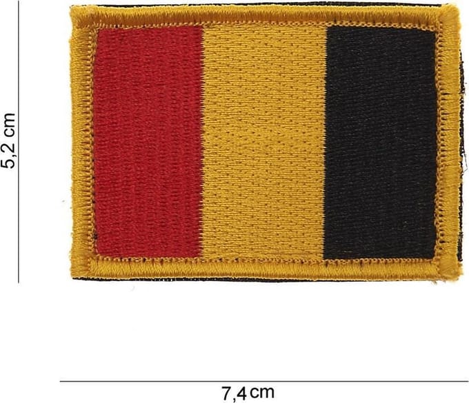 Embleem Belgie stof+klittenband