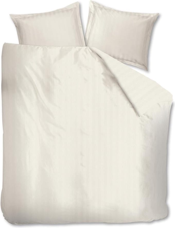 Beddinghouse Shine dekbedovertrek - Effen - Tweepersoons - 200x200/220 cm - Wit