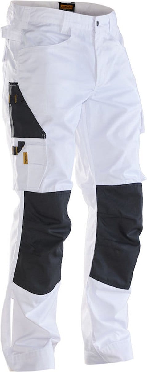 Jobman 2321 Service Trousers 65232120 - Wit/zwart - C60
