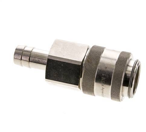 Vernikkeld Messing DN 19 Luchtkoppeling Snelkoppeling 19 mm Slangpilaar Double Shut-Off