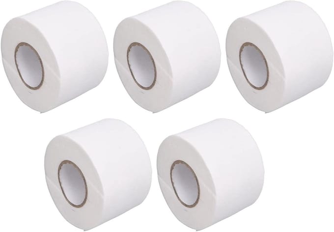 Wegwerp Kapperspapier - Nekpapier Rollen - Hygiënisch Werken - Hoge Hechting - 5 Rollen - Wit