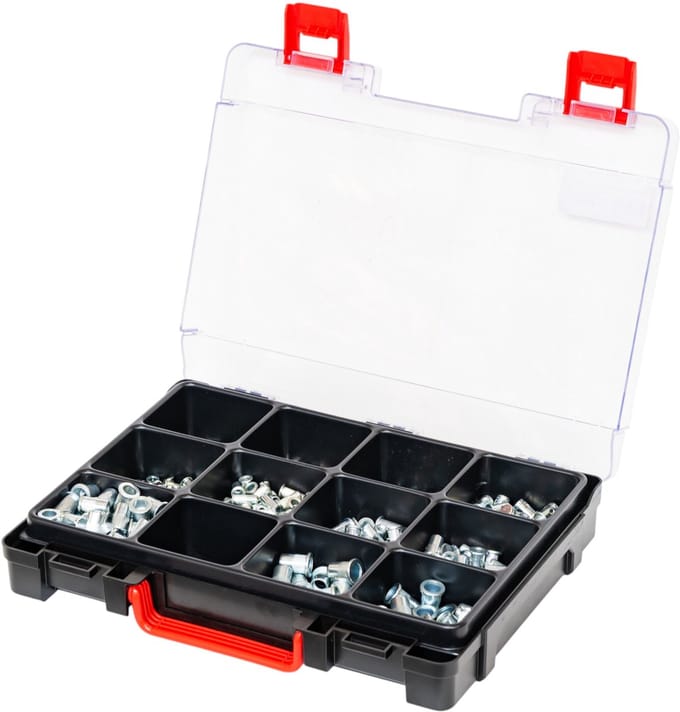 Assortiment blindnietmoeren & blindklinkbouten 500dlg MW Tools RISET500