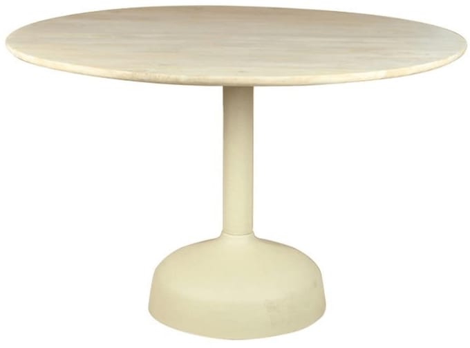 Tower Living Eetkamertafel Elba Gebroken Wit Rond 120cm