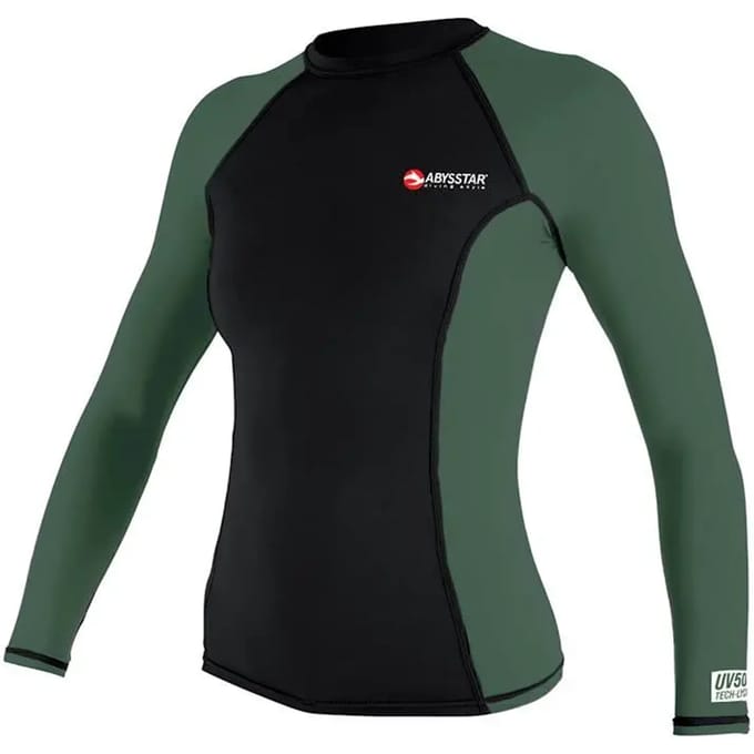 Abysstar Malibu Rash Guard Met Lange Mouwen Groen L Vrouw