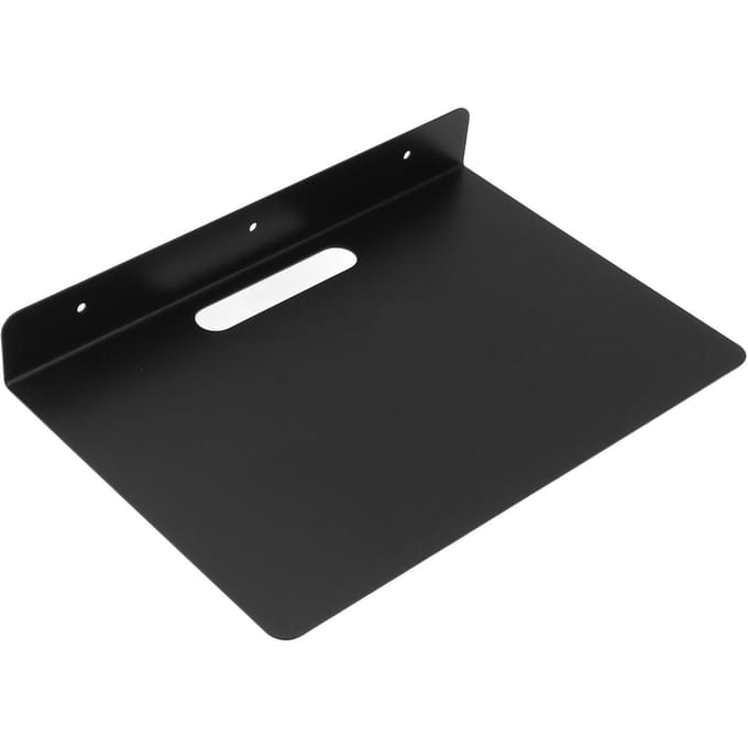 Zwevende AV-plank Verdikte Roestvrij Metalen Wandmontage Rack voor Projector Set Top Box Router Camera black