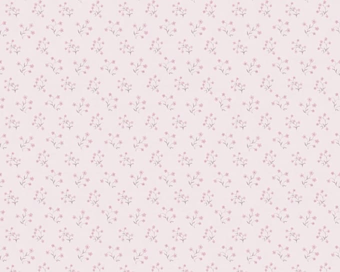 SUBTIELE BLOEMETJES BEHANG | Landelijk - crème roze beige - A.S. Création Maison Charme