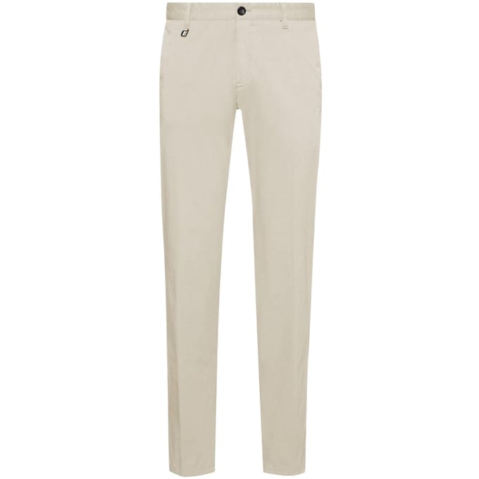 Boss Slanke chino’s van katoen voor heren (Wit)