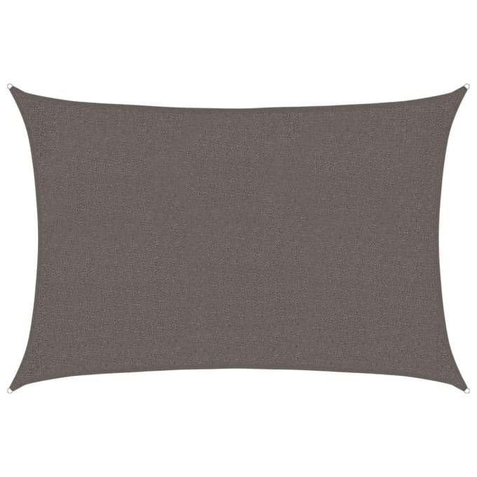 vidaXL - Zonnezeil - 160 - g/m² - 2x3 - m - HDPE - antracietkleurig