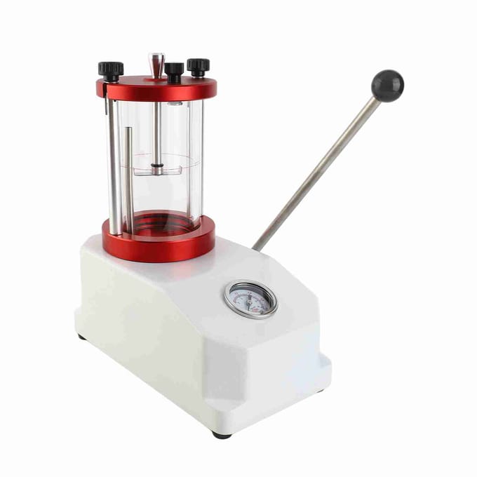 Horloge waterdichtheidstester, 2 horlogekast weerstand druktestmachine wit