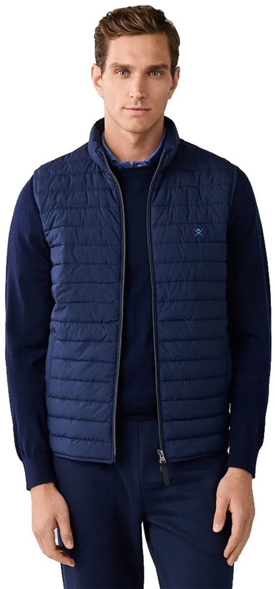 Hackett Hm4000197 Vest Blauw M Man