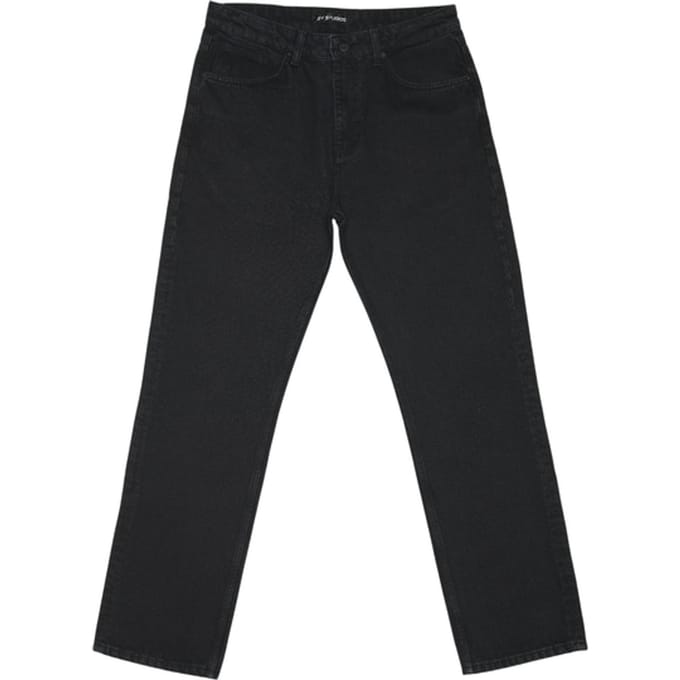 2y Studios Gabrie Basic Straight Jeans Zwart