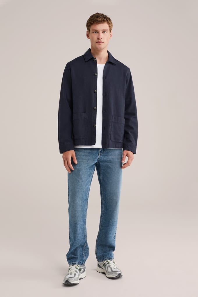 WE Fashion Overshirt Navy Blue Taglia: M | Camicie Casual Outlet | Uomo | Blu